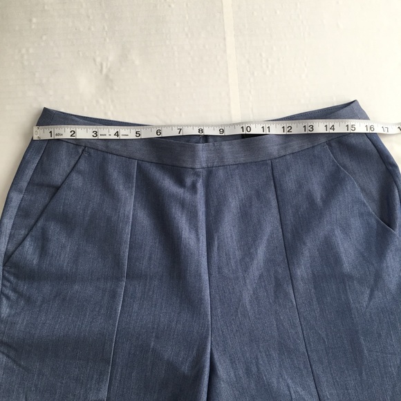 BCBGMaxAzria Blue Ankle Crop pants, Size 10 - Picture 7 of 11